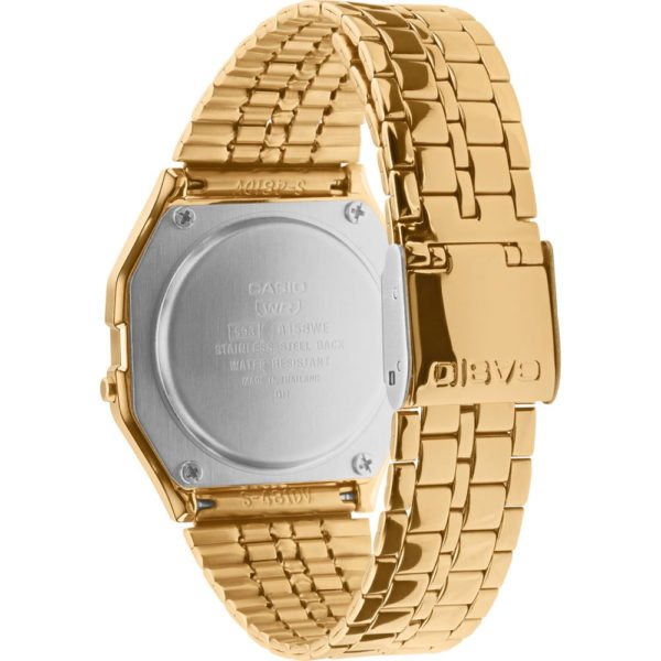 Casio - Multi David A158WETG-9AEF Cullen Function Metal Jewellers Gold Retro % % Watch