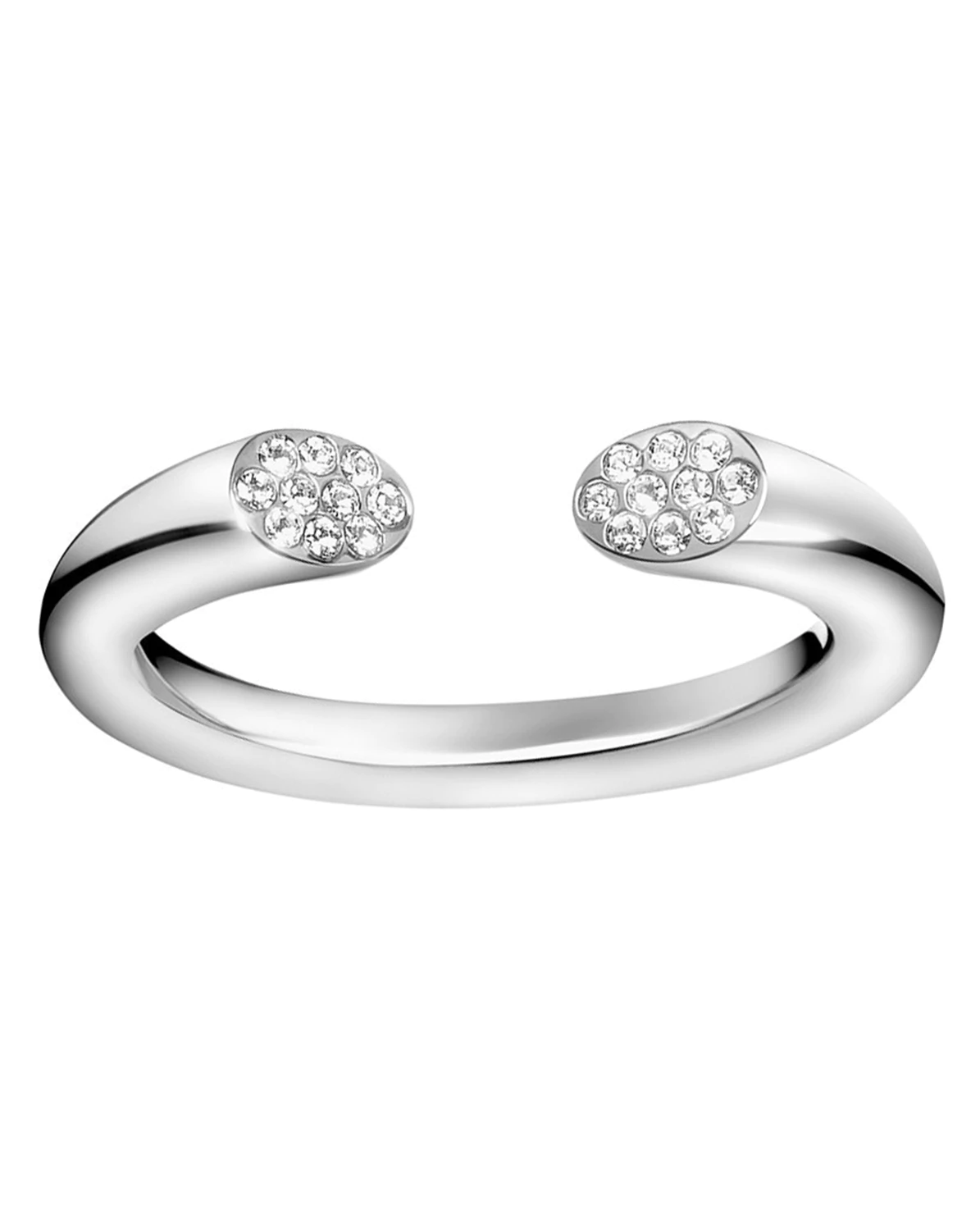 Calvin Klein Stainless Steel Base CZ Set Ends Torq Ring Size N Only  KJ8YMR040107 - David Cullen Jewellers % %