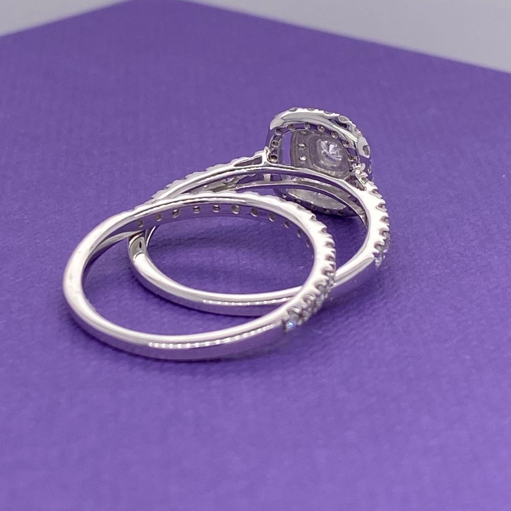 3 Ct Marquise Simulated Diamond Split Shank Bridal Ring Set 925 Sterling  Silver | eBay