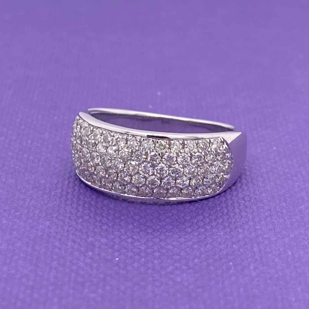 Cluster Diamond Pavé Ring | Ecksand