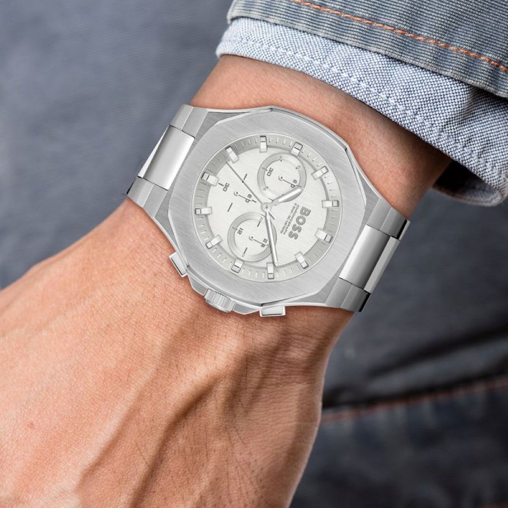 Hugo Boss Mens Taper Steel Bracelet Watch 1514087 - David Cullen Jewellers  % %