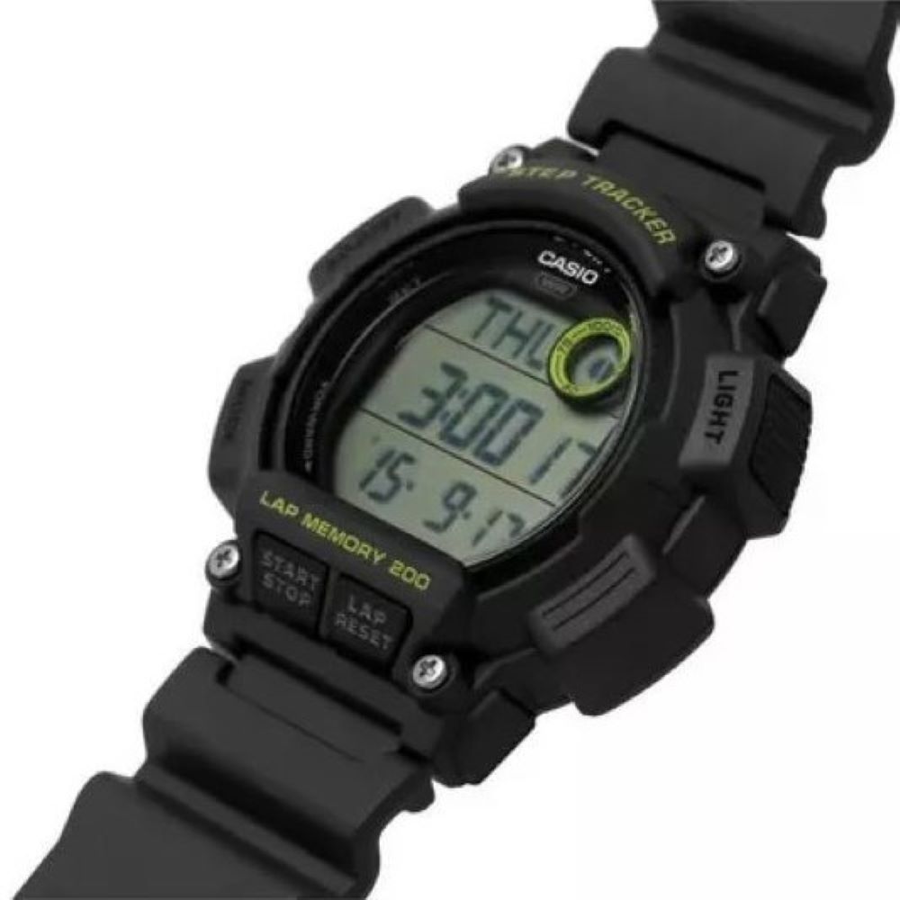 % Casio David Cullen Silicon Tracker % - With Multi Function WS-2100H-8AVEF Step Jewellers Watch