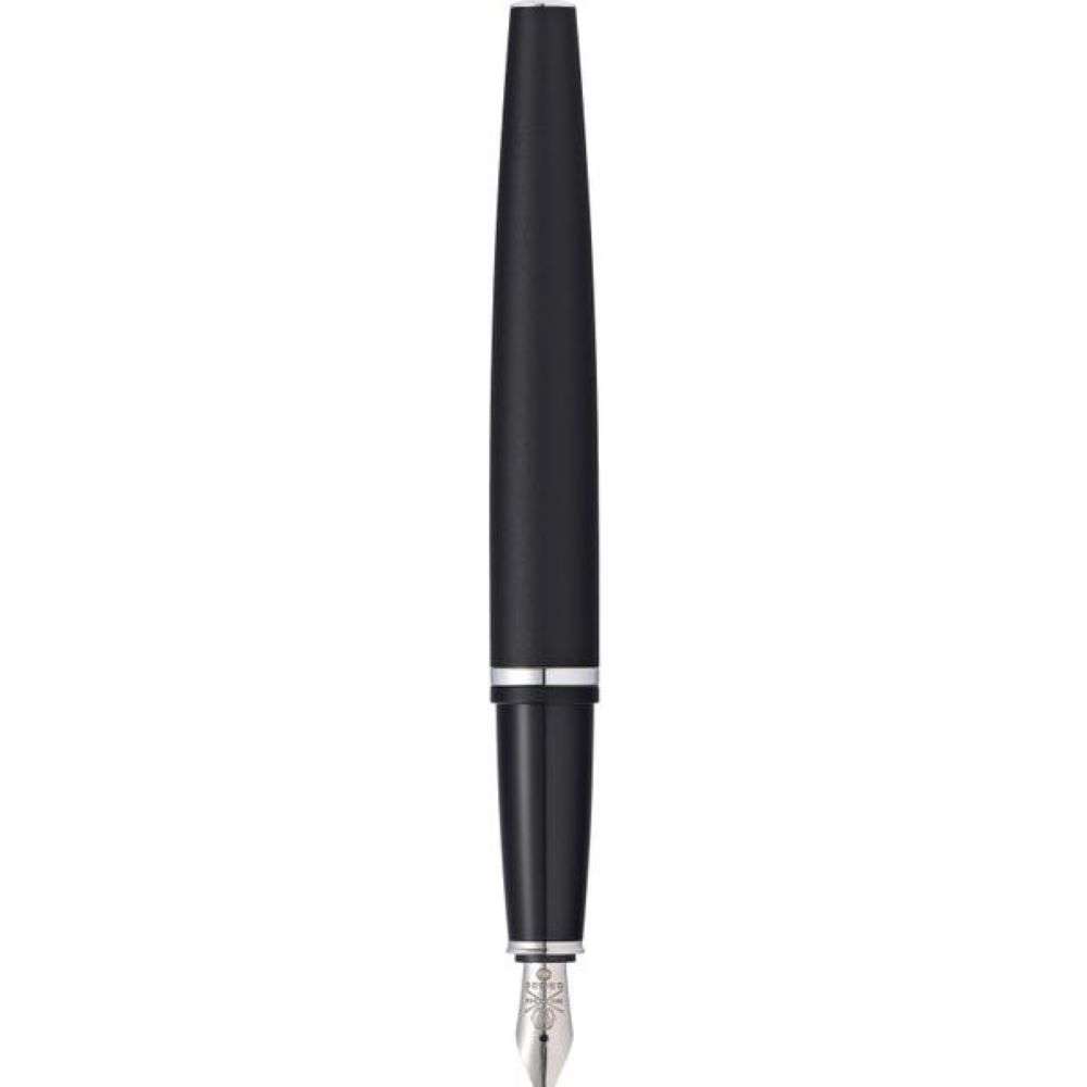 Cross Calais Matte Black Fountain Pen Medium NIB – Gift At0116–14 Ms